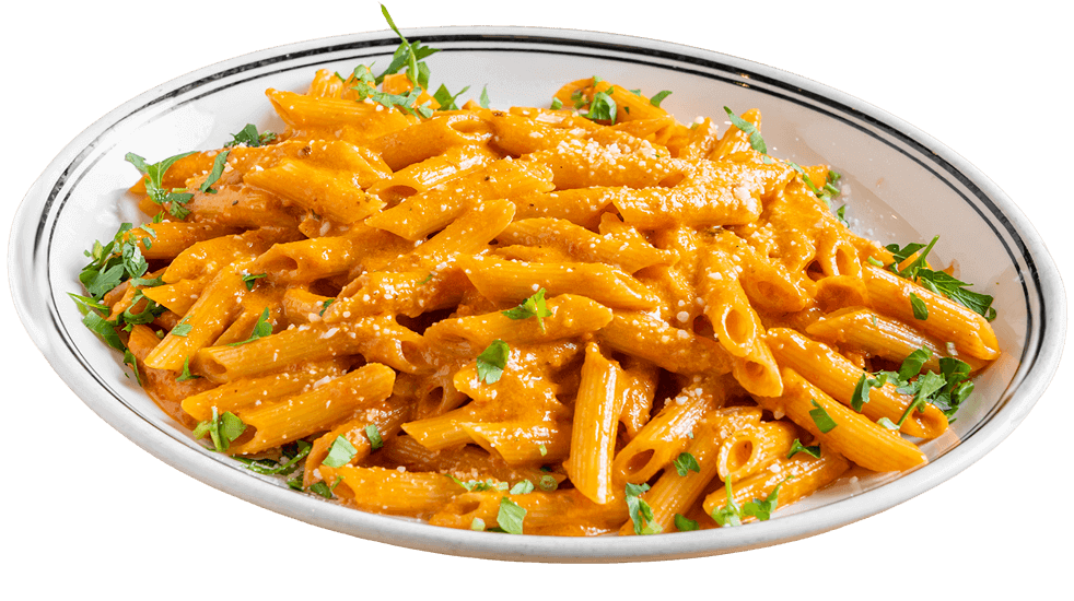 Bruno signature dishes Chicken FrancesePenne alla VodkaCannoli and Italian Pastries